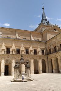 Facade of historic building