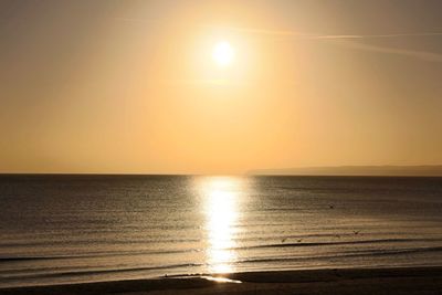 Sunset over sea
