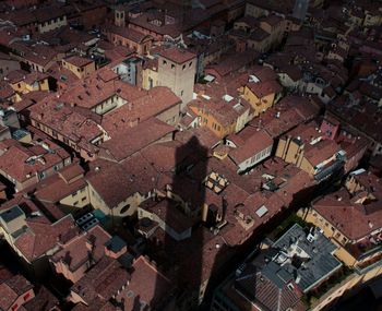 High angle view of cityscape