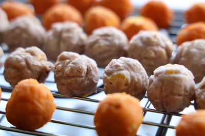 Close-up of pumpkins