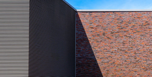 Low angle view of building against sky