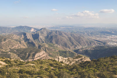 Aerial view of landscape