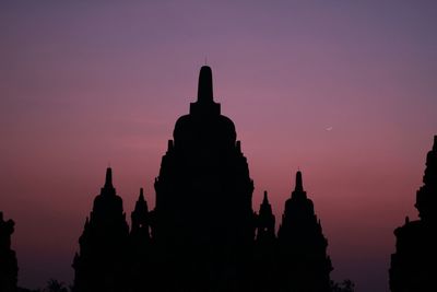 Silhouette of buildings