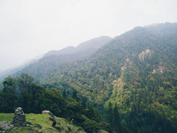Scenic view of mountains