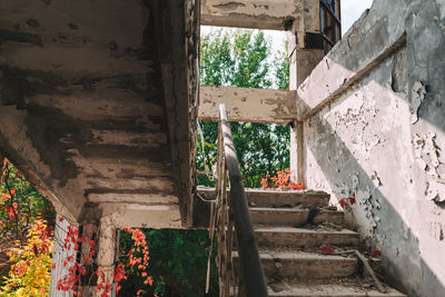 Low angle view of old building