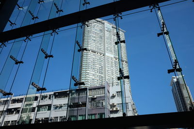 Low angle view of skyscraper