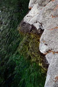 River amidst rocks