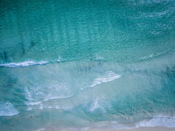 Full frame shot of frozen swimming pool