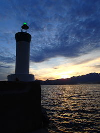 Lighthouse at sunset