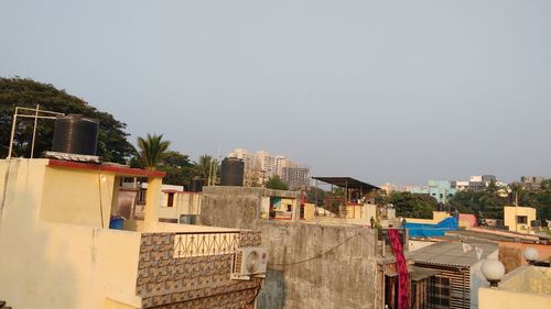 Houses against sky