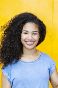 Portrait of teenage girl, studio shot