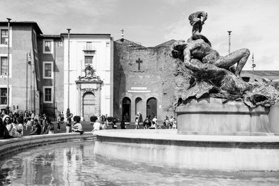 Fontana delle naiadi at piazza della repubblica