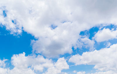 Low angle view of clouds in sky