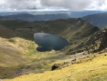 Perfect day at helvellyn summit 