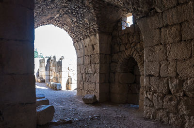 View of old ruin building