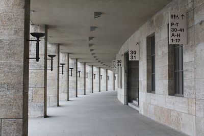 Corridor of building