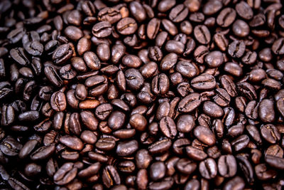 Full frame shot of coffee beans