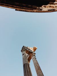 Low angle view of built structure against sky