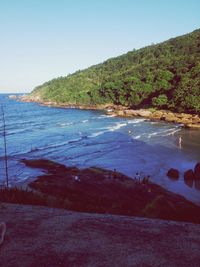 Scenic view of calm sea