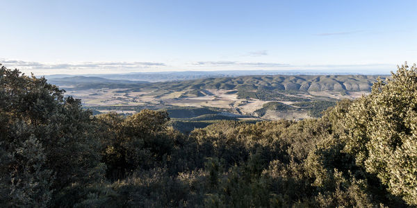 Aerial view of landscape against sky