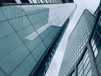 Low angle view of modern building