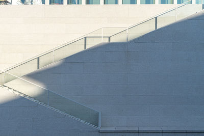 View of staircase of building