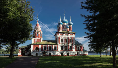 Low angle view of building against sky