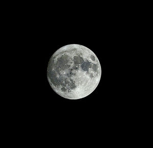 Close-up of moon at night