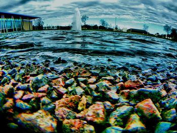 Built structure in water