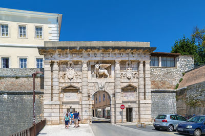 Land gate - then the main entrance into the city, built  in 1543, zadar, croatia