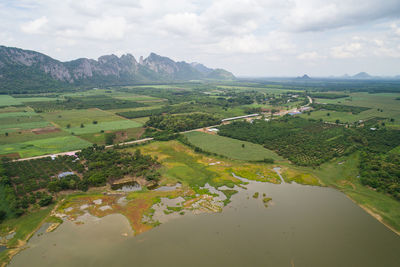 Scenic view of landscape against sky