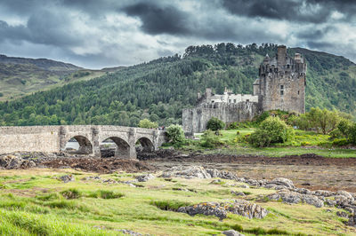 Bridge of eilean donan castle, scotland