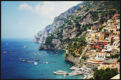 Panoramic view of sea against sky