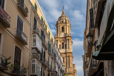 Low angle view of historic building