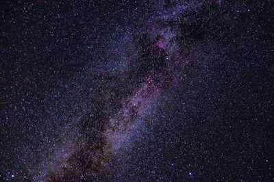 Low angle view of stars in sky