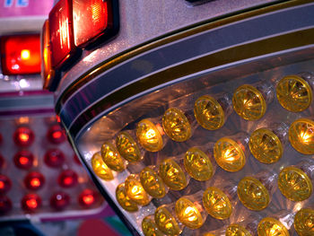 Close-up of illuminated lamp