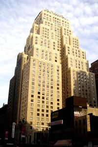 Low angle view of office building