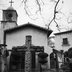 Low angle view of church