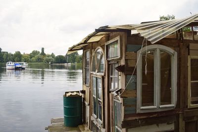 View of built structures with waterfront