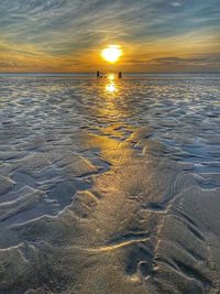 Evening stroll on the beach