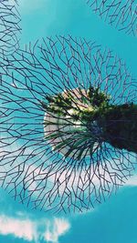 Digital composite image of tree against sky