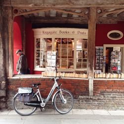 Bicycles in city