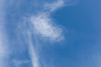 Low angle view of clouds in sky