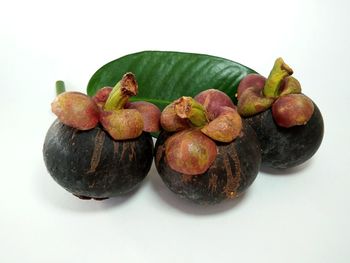 A group of mangosteens