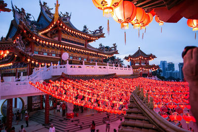 Panoramic view of temple