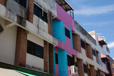 Low angle view of building against sky