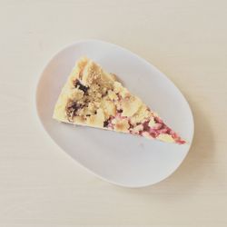 Close-up of bread in plate
