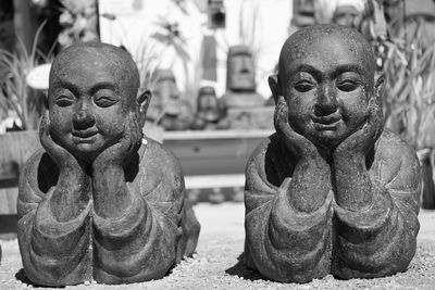 Close-up of buddha statue