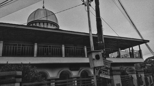 Low angle view of building against sky