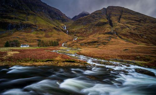 Scenic view of mountains
